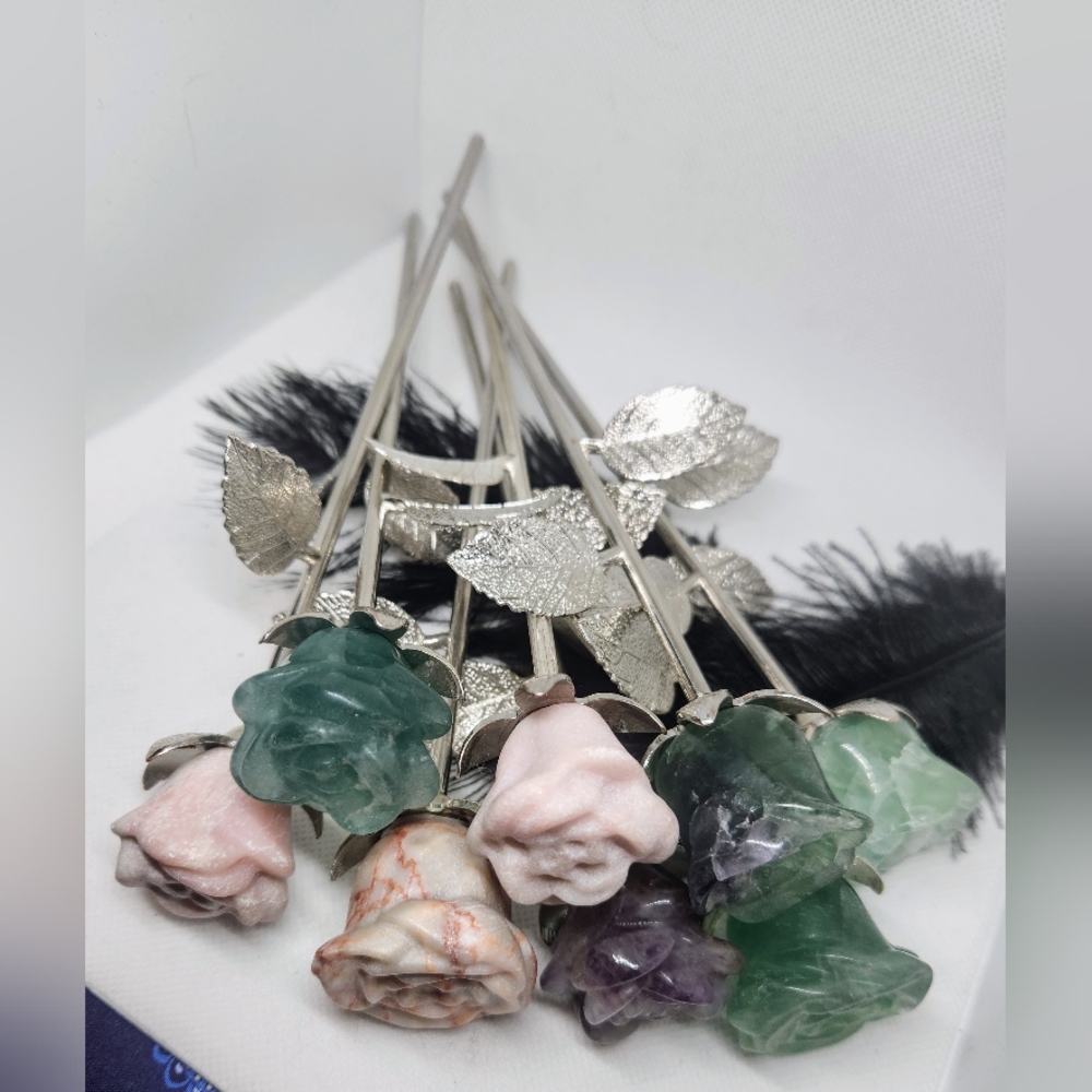 Genuine Crystal Rose, Valentines Rose - Picture 8 of 8